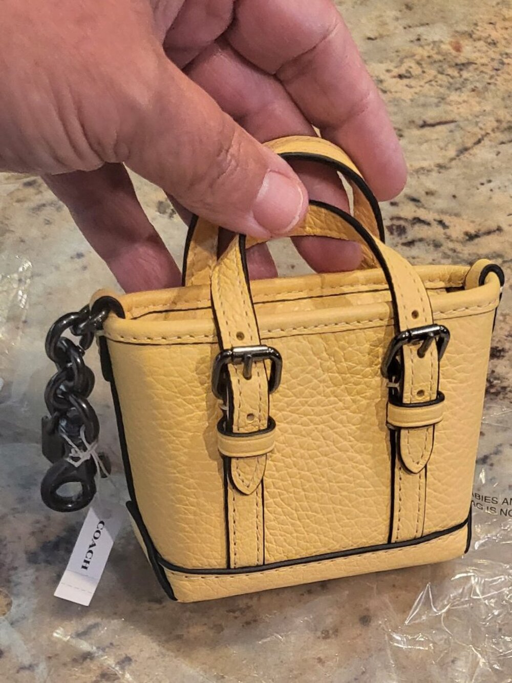 Coach Mini Warner Tote Bag - Micro Purse - CBK61